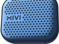 Mivi Roam 2 Bluetooth 5W Portable Speaker,24 Hours Playtime,Powerful Bass, Wireless Stereo Speaker with Studio Quality Sound,Waterproof, Bluetooth 5.0 and in-Built Mic with Voice Assistance-Blue