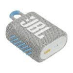 JBL Go 3 ECO, Wireless Ultra Portable Bluetooth Speaker, Pro Sound, Waterproof, Type C (Without Mic, White)