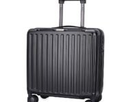 3G Vacanza Series Unbreakable Plastic Luggage with Built-in Weighing Scale (Cabin Size 20 inch / 55 cm, Dark Gray)