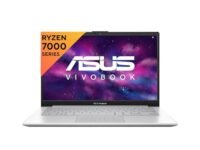 ASUS Vivobook Go 14 (2023), AMD Ryzen 5 7520U, 14-inch (35.56 cm) FHD, Thin & Light Laptop (8GB/512GB SSD/Windows 11/Office 2021/Alexa Built-in/Silver/1.38 kg), E1404FA-NK521WS