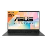 ASUS Vivobook Go 15 (2023), AMD Ryzen 5 7520U, 15.6" (39.62 cm) FHD, Thin & Light Laptop (16GB/512GB SSD/Windows 11/Office 2021/Alexa Built-in/Mixed Black/1.63 kg), E1504FA-NJ542WS