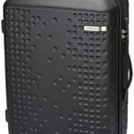 American Tourister Cruze 70 cms Medium Check-in Acrylonitrile Butadiene Styrene (ABS) Hard Sidded 4 Spinner Wheels Luggage/Suitcase/Trolley Bag (Black)