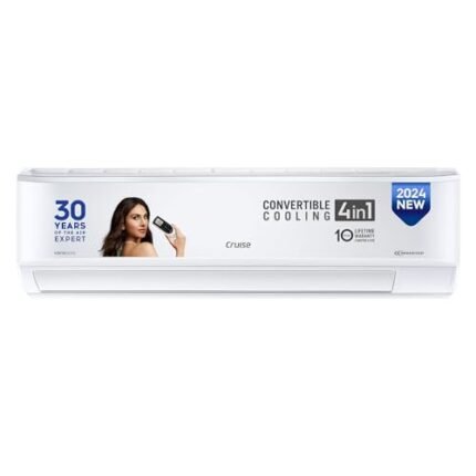 Cruise 2 Ton 3 Star Inverter Split AC with 7-Stage Air Filtration (100% Copper, Convertible 4-in-1, PM 2.5 Filter, Anti-Rust Technology, 2024 Model, CWCVBK-VQ1W243, White)