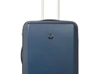 Delsey Paris Misam 66 Cms Medium Check-in ABS Hard Sided 4 Wheels 360 Degree Rotation Luggage/Suitcase/Trolley Bag for Travel (Blue)