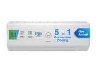 Godrej 1.7 Ton 3 Star, 5-In-1 Convertible Cooling Inverter Split AC (Copper, Heavy duty cooling at 52 °C, 2023 Model, AC 1.7T SIC 20ITC3-WWA, White)