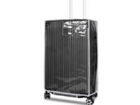 Handcuffs PVC Transparent Luggage Trolley Waterproof Cover|Dust Proof Suitcase & Trolley Bag Cover - 26 Inches