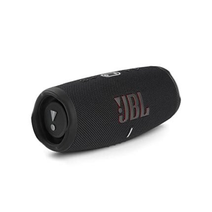 JBL Charge 5, Wireless Portable Bluetooth Speaker Pro Sound, 20 Hrs Playtime, Powerful Bass Radiators, Built-in 7500mAh Powerbank, PartyBoost, IP67 Water & Dustproof (Without Mic, Black)