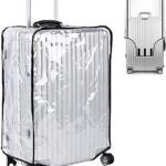 Kiran Transparent Protective Zipper PVC Dust Proof Cover for Hard/Plastic Body Luggage/Suitcase Trolley Bags | Hard