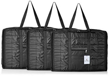 Kuber Industries cotton 54 cms Travel Duffle(VARSKI6433_Black)