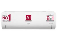 LG 1 Ton 4 Star AI DUAL Inverter Split AC (Copper, AI Convertible 6-in-1 Cooling, HD Filter with Anti Virus Protection, 2023 Model, RS-Q13JNYE, White)