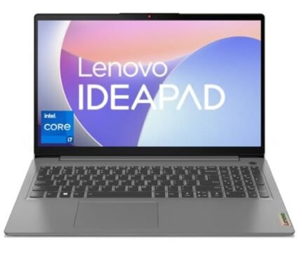 Lenovo IdeaPad Slim 3 Intel Core i7 12th Gen 15.6 inch (39.62cm) FHD Thin & Light Laptop (16GB/512GB SSD/Windows 11/Office 2021/3months Game Pass/Arctic Grey/1.63Kg), 82RK011EIN