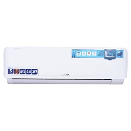 Lloyd 1 Ton 3 Star Fixed Speed Split Air Conditioner With PM 2.5 Air Filter & Anti Viral Dust Filter Smart 4-way Swing (Copper, 2023 model - GLS12C3XWADS, White)