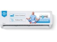 Midea 1.5 Ton 3 Star AI Gear Inverter Split AC (Copper, Convertible 4-in-1 Cooling,HD Filter with Auto Cleanser, 2024 Model,SANTIS PRO+ DELUXE, MAI18SP3R34F0,White)