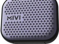 Mivi Roam 2 Bluetooth 5W Portable Speaker,24 Hours Playtime,Powerful Bass, Wireless Stereo Speaker with Studio Quality Sound,Waterproof, Bluetooth 5.0 and in-Built Mic with Voice Assistance-Black