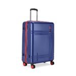 Safari Zany 78 cms Large Check-in Polycarbonate Hardsided 8 Wheels Luggage/Suitcase/Trolley Bag with TSA Lock (Midnight Blue)