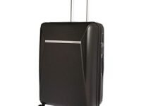 Samsonite Enwrap Polycarbonate 74.5 cms Matte Black Hardsided Check-in Luggage (SAM ENWRAP SP 75/28 EXP MA.BLK)