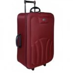 YEXXI Trolley Bag Suitcase for Travel Polyester 24 inch Softsided Cabin & Check-in Luggage Bag Suitcase for Men & Women (RED)