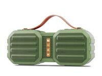 ZEBRONICS Zeb-Sound Feast 50 Wireless Bluetooth 14W Rugged Finish Portable Speaker with Supporting Dual Drivers, Handy Strap, Mobile Holder, USB, SD Card, AUX, FM, TWS & Call Function. (Green)