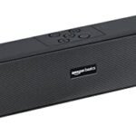 amazon basics Bluetooth Speaker 5.3 Soundbar with 16W RMS, 2000mAh Battery, Upto 19 Hrs Playtime Aux/USB Port (Black)