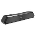 pTron Newly Launched Fusion Evo v4 16W Bluetooth 5.2 Speaker, Dual Drivers, up to 19Hrs Playtime, Soundbar for Phone/TV/Laptop/Tablets/Projectors, Aux/TF Card/USB Drive Playback & TWS Function (Black)