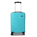 ALKOSIGN Aqua 57 cm Cabin Polycarbonate Hard Sided 8 Wheel 360 Degree Wheeling System Cabin Small Size Luggage/Suitcase/Trolley Bag/Travel Bag (Teal)