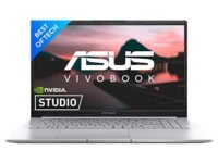 ASUS Creator Series Vivobook Pro 15, 15.6-inch (39.62 cms) FHD 144Hz, AMD Ryzen 5 5600H, Gaming Laptop (16GB/512GB SSD/4GB NVIDIA GeForce RTX 3050/Win11/Office 2021/Silver/1.80 kg),M6500QC-HN542WS