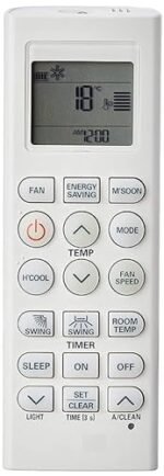 AYAME 2 Years Warranty Air Conditioner Remote Compatible for LG Split AC Remote Control H'COOL/M'SOON/Swing/Room Temp/Sleep Function