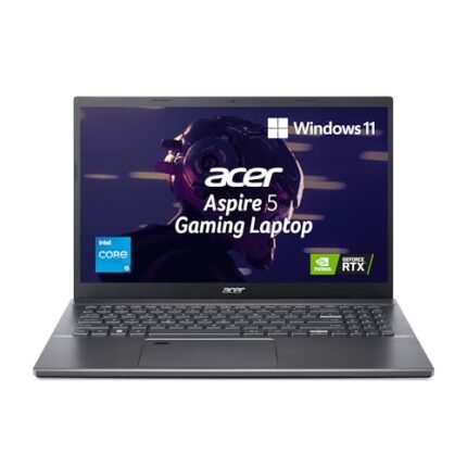 Acer Aspire 5 Gaming Intel Core i5 12th gen (12-Cores) (8 GB/512 GB SSD/Windows 11 Home/4 GB Graphics/NVIDIA GeForce RTX 2050) A515-57G/ Gaming Laptop (15.6 inch, Steel Gray 1.8 Kg