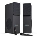 Blaupunkt Newly Launched TS120 Bluetooth Tower Speaker 120Watts with Touch Control Panel I HDMI ARC, Optical, USB, AUX, FM I Karaoke Ready with Remote Control (Black)