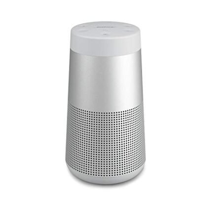 Bose SoundLink Revolve (Series II), Portable Bluetooth Speaker with 360° Sound,13 Hours of Battery Life,Water & Dust Resistant, Luxe Silver