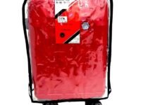 Fambal Suitcase & Trolley Bag Cover with Zipper_Hard Luggage 27"_Suitable for 69cm Suitcase_Transparent