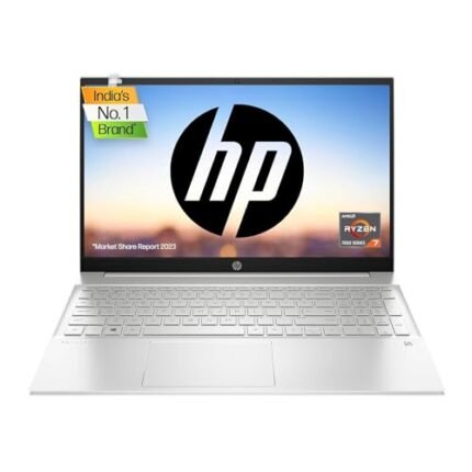 HP Pavilion Laptop 15, AMD Ryzen 7 7730U, 15.6-inch(39.6 cm), FHD, 16GB DDR4,512GB SSD, Audio by B&O Dual Speakers, Win 11 Home 64, Silver, 1.75 kg,15-eh3101AU