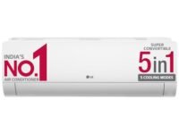 LG 1.5 Ton 4 Star DUAL Inverter Split AC (Copper, Super Convertible 5-in-1 Cooling, HD Filter with Anti-Virus Protection, 2022 Model, PS-Q18KNYE, White)