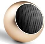 NAFS Best Buy Ultra Mini Boost 2 Portable Multimedia Small Bluetooth Speaker Deep Bass, Low Harmonic Distortion with Sweet Sound (Gold)