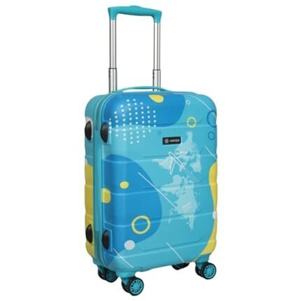 NOVEX Aqua Check-in Size Unbreakable Polycarbonate Hard Luggage Trolley Suitcase with 4 Wheel (Yellow, 24") | Trolley Luggage Bag | Suitcase for Travelling