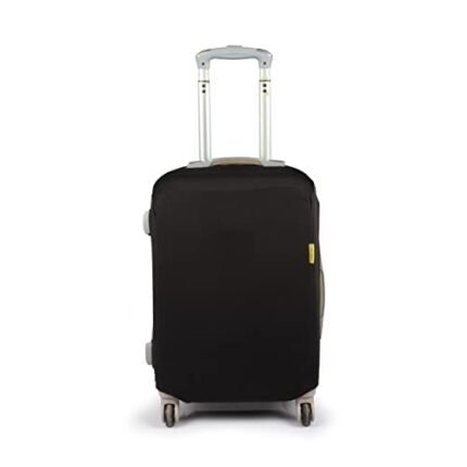 ORKA TRAVEL Premium Spandex Stretchable Fabric Luggage Cover Large 30 inch - Black (Suitcase Bag Not Included in This Product)