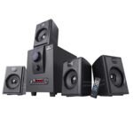 (Refurbished) ZEBRONICS ZEB-BT2717 55W 4.1 Multimedia Speaker with Bluetooth Supporting, USB, SD Card, AUX, Built-in FM and Remote Control(Black)
