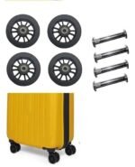 Tumery Repair Replacement Luggage Part Accessories for VIP Safari, American turistr, Skybag Suitcase Trolley Bag for Luggage Parts (8 Wheeler Wheel 4 Pcs)