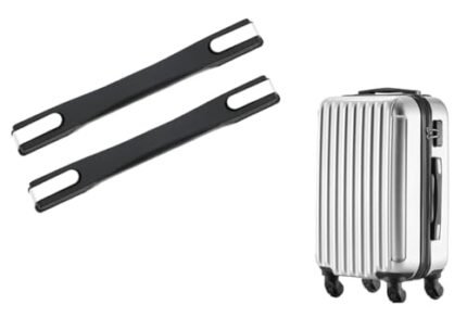Tumery Repair Replacement Luggage Pull Handle for VIP Safari, American turistr, Skybag Suitcase Trolley Bag Suitcases Handle for Luggage Parts Black (2 Pcs Handle)