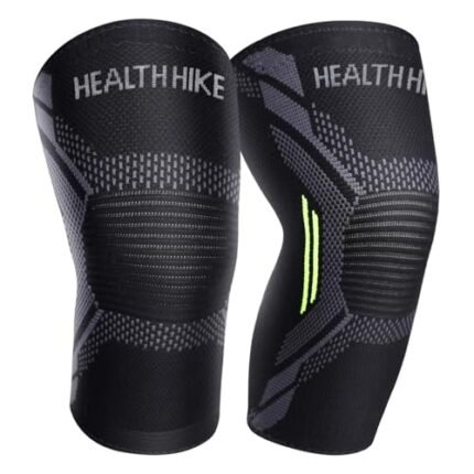 HealthHike Knee Support for Men & Women | Compression Knee Support Sleeves, Knee Cap, Knee Brace for Knee Pain Relief, Gym, Running, Cycling, Squats, Sports & Workout