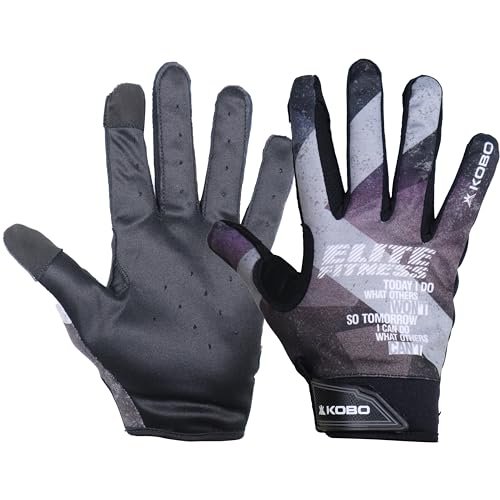Kobo Gym Gloves CTG-05 for Men and Women, Gloves for Professional Weightlifting, Fitness Training and Workout