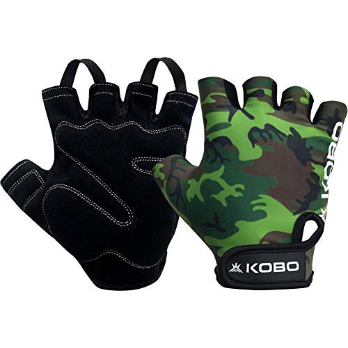 Kobo WTG-30-XL Weight Lifting Gym Gloves Camouflage Hand Protector for Fitness Training