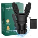 Magiple Breathing Trainer, Lung Capacity Exercise Device and Lung Exerciser for Respiratory Muscle Exercise and Increased Sports Breathing Fitness| Lungs Exercise Equipment | Men and Women | Black