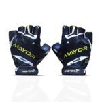 Mayor Hunter Gym Gloves, Wrist Support, Workout Gloves, Exercise and Sports Gloves Gym & Fitness Gloves (Black & Yellow, Medium)