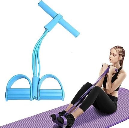 SEKOY Multifunctional Tubes Latex Foot Elastic Pull Rope Expander Muscle Fitness Workout Pedal Sports Multi Color