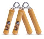 SIMRAN SPORTS Hand Grips, Fitness Grip, Gymnastics Grip, Wooden Hand Gripper 1 Pair