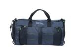 Total Gym Duffle Bag with Separate Shoe Compartment | Unisex Sports Bag with Adjustable Shoulder Strap & Spacious Design | Durable Lightweight Travel & Fitness Bag for Men & Women | Grey-Green (18L)