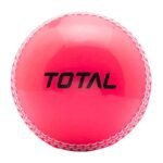 Total Hand-Stitched Synthetic Soft Cricket Ball | Lightweight Indoor & Outdoor Training Ball for Batting, Bowling, Fielding | High Visibility Practice Ball for All Ages Pink