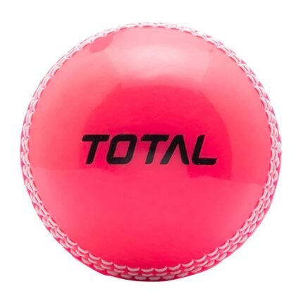 Total Hand-Stitched Synthetic Soft Cricket Ball | Lightweight Indoor & Outdoor Training Ball for Batting, Bowling, Fielding | High Visibility Practice Ball for All Ages Pink